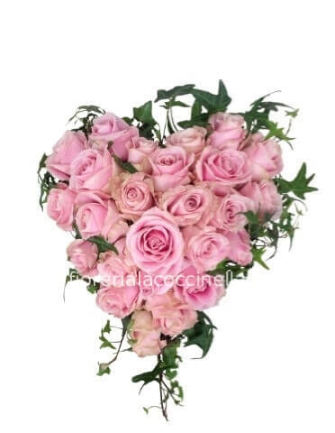 STANDARD CUORE 12 ROSE ROSA