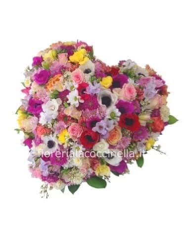 CUORE FIORI MISTI MULTICOLOR