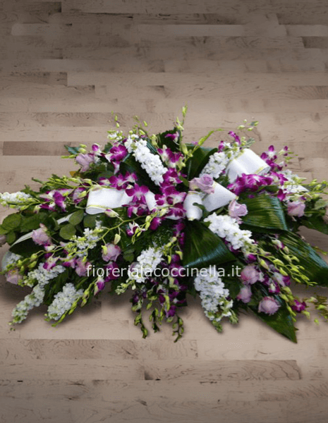 Cuscino Funebre Orchidee
