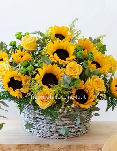 Cesto di Girasoli