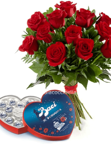 STANDARD ROSE ROSSE + BACI PERUGINA