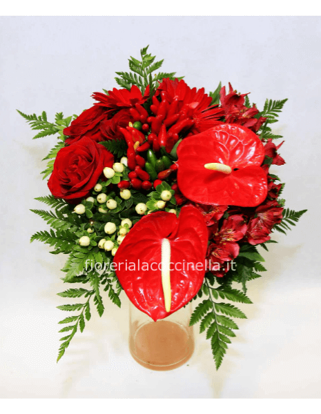 Bouquet Fiori Misti Compatto Laurea