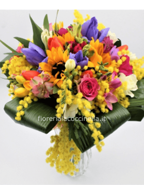 Bouquet Fiori Misti & Mimosa
