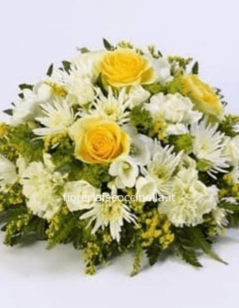 STANDARD COMP. FUNEBRE TONDA BIANCO/GIALLO