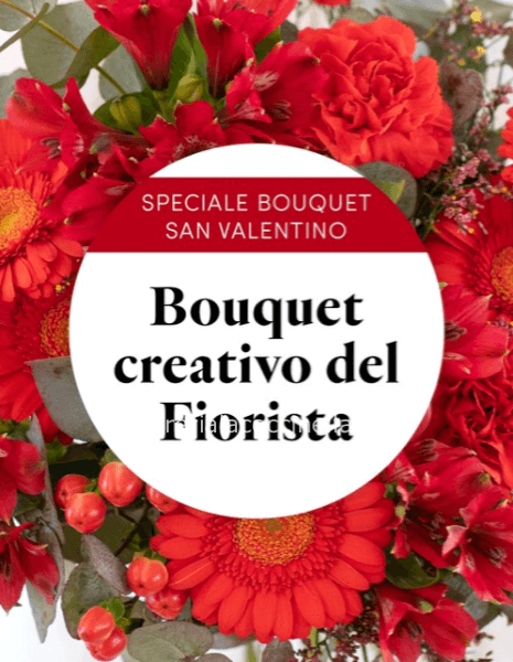 Omaggio Floreale scelto dal fiorista ROSSO - Senza Rose