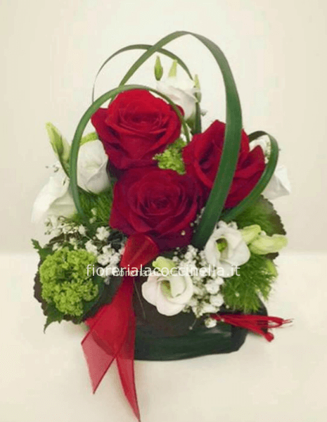 STANDARD SUSHI 3 ROSE ROSSE + FIORI MISTI