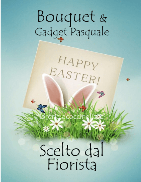 Bouquet SCELTO DAL FIORISTA + Gadget Pasquale