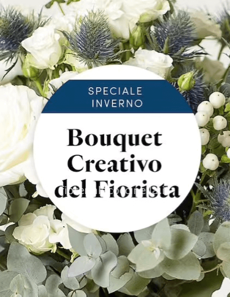 Omaggio Floreale scelto dal Fiorista Invernale Bianco