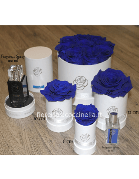 Flower Box c/Profumo 30ml Blu