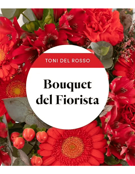 Omaggio Floreale scelto dal Fiorista ROSSO SENZA ROSE