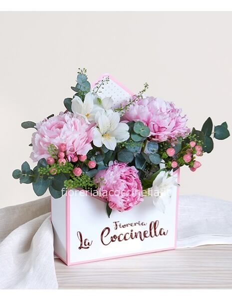 Flower Letter Peonie + Fiori Misti