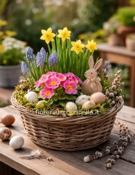 Cesto Piante miste & Gadget pasquale