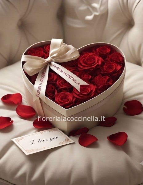 CuoreBox Rose Rosse
