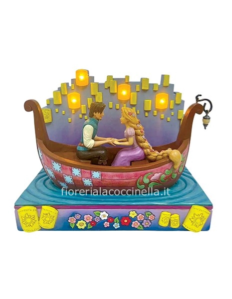 RAPUNZEL BARCA CON LANTERNE A LED