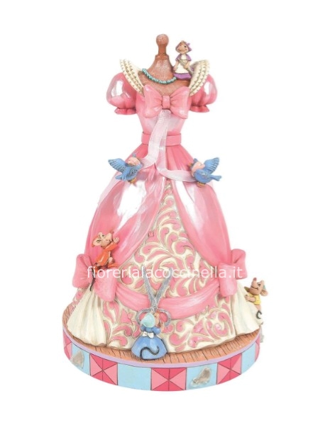 VESTITO ROSA DI CENERENTOLA CON MUSICA